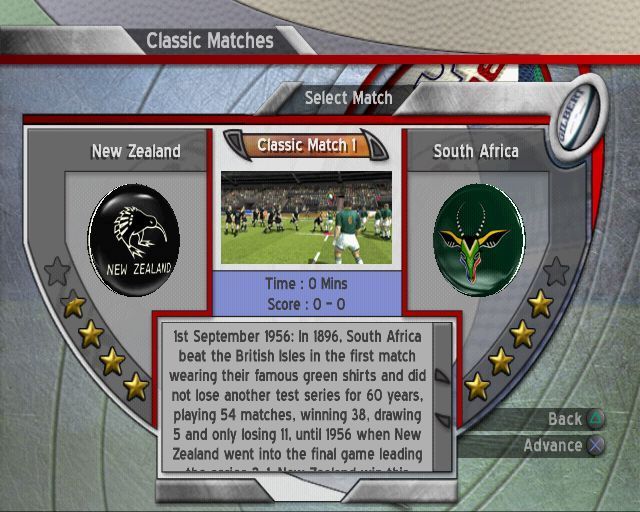 Rugby Challenge 2006 screenshot 4 for Xbox